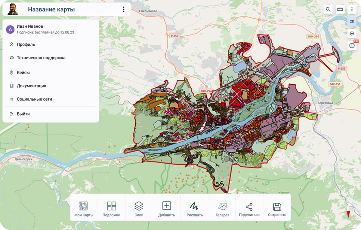 Scale Map Maker — Web Service for Working with Maps Online